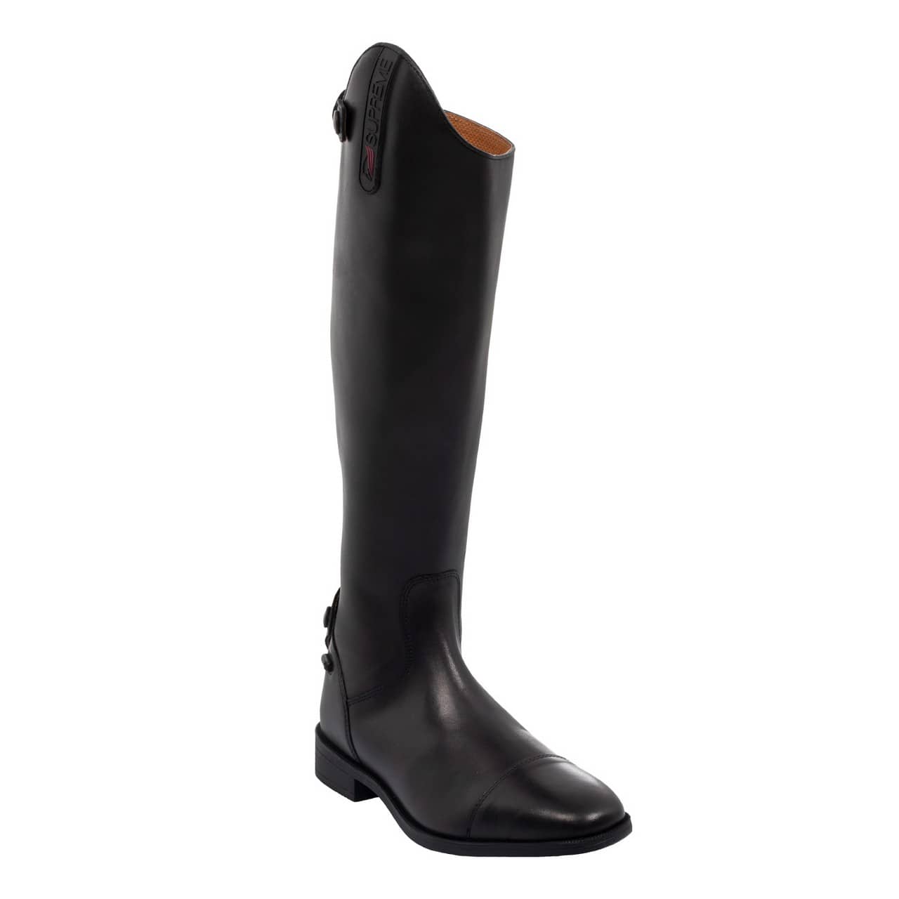 Stivali unisex in morbida pelle con zip posteriore (Rif. SUU01125CS)