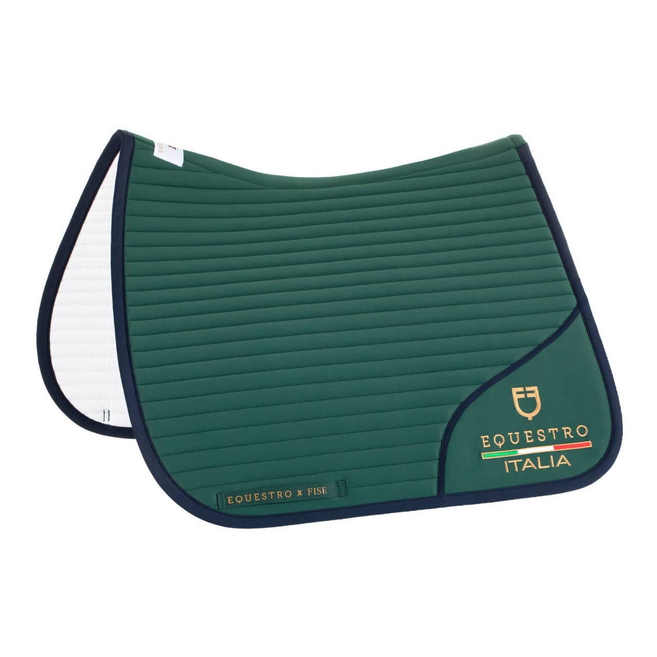 Sottosella dressage con logo ricamato Equestro X FISE CENTENARIO
