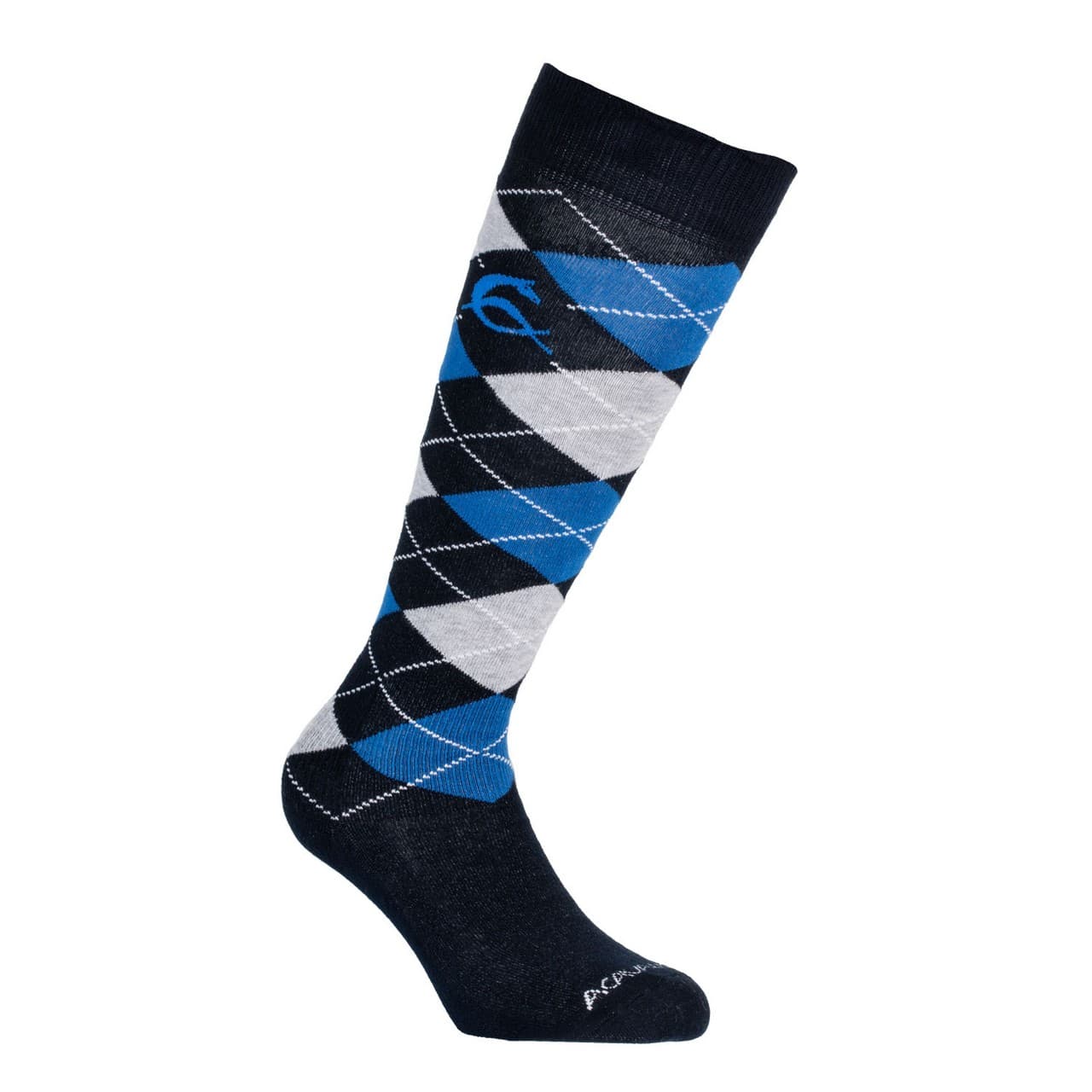 Dark Blue W Blue & Grey Diamond