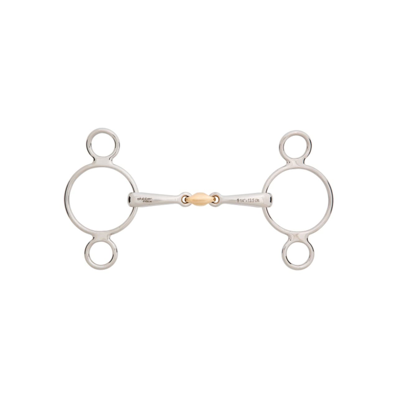 Stubben 3-Ring Gag, thickness 16mm, ring 70x150mm (1 pz), vista 1