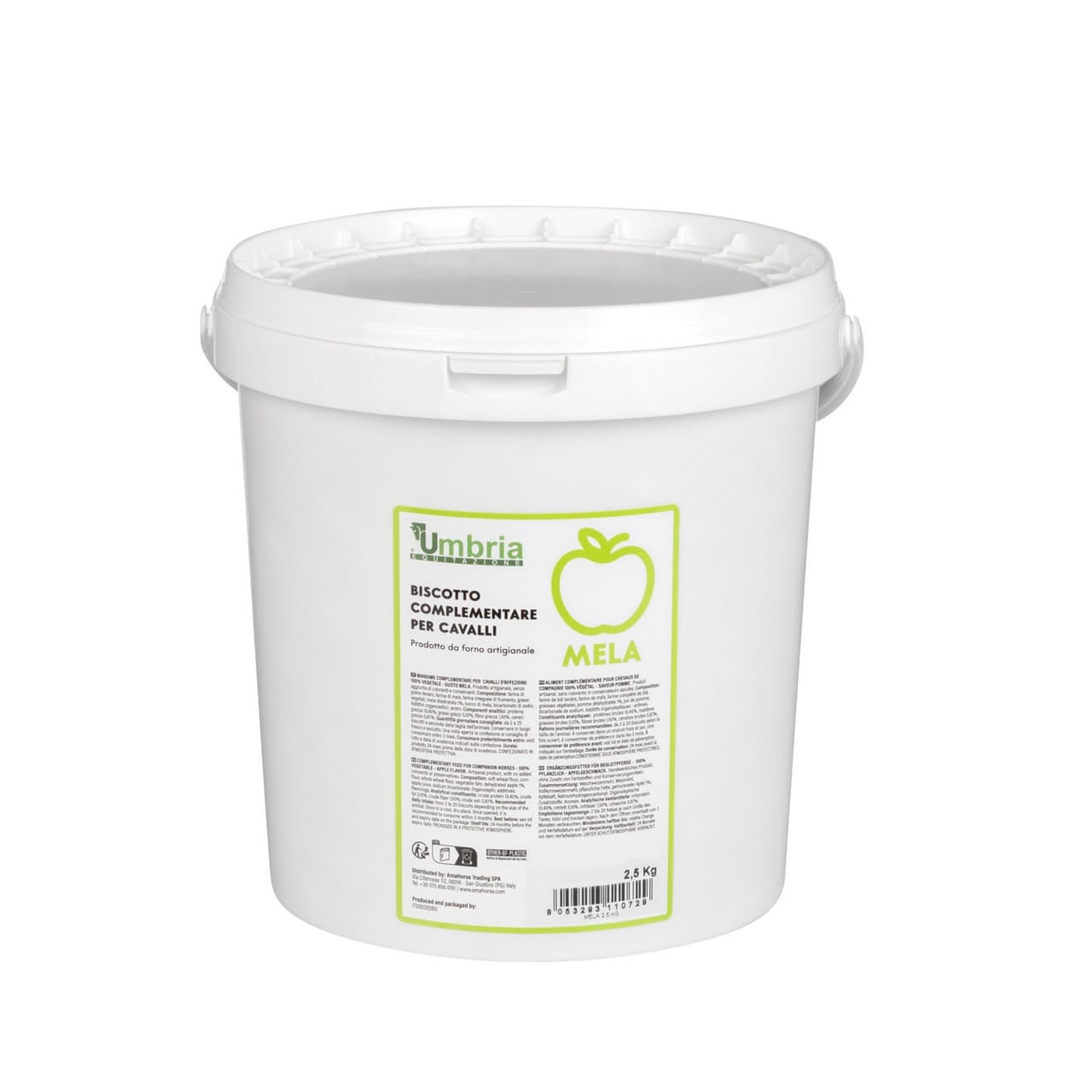 BISCOTTO VEGETALE PER CAVALLI GUSTO MELA (2,5 kg), vista 1