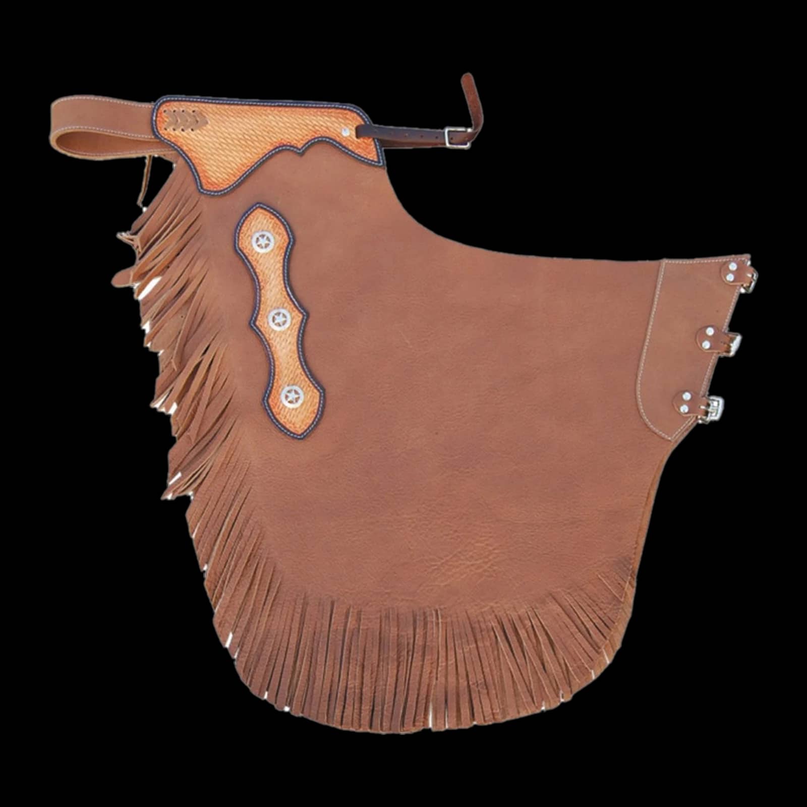 Chaps in pelle liscia modello "Rodeo"