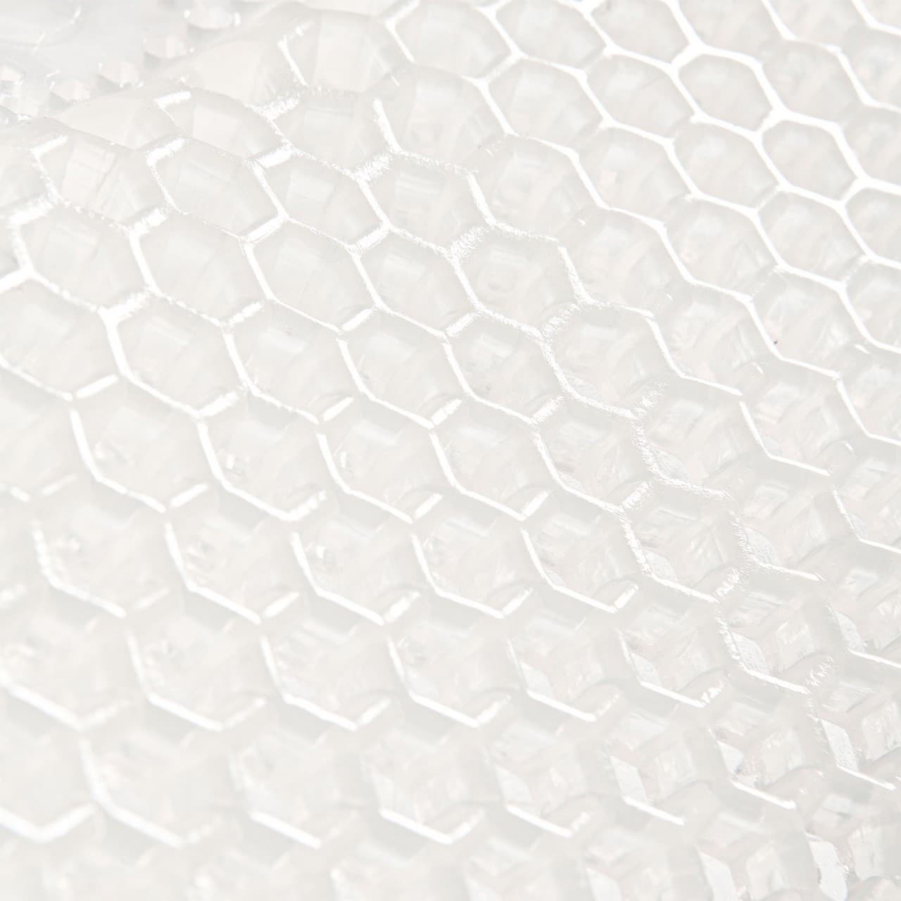 Gel NS Hexagonal forato flat, vista 4