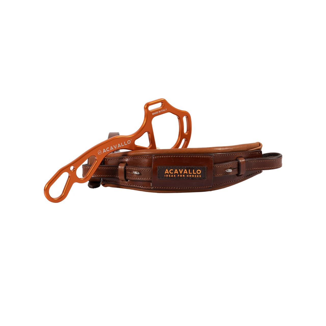 Nasalina pelle Hackamore, vista 4