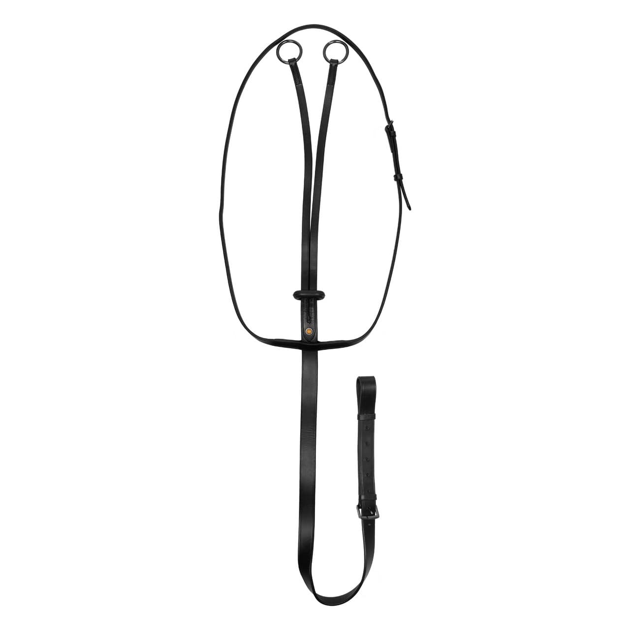 Martingala collier in pelle, vista 1