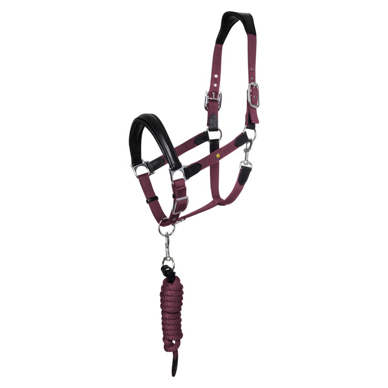 Cavezza ergonomica con inserti in cuoio (Rif. ETH03002N)