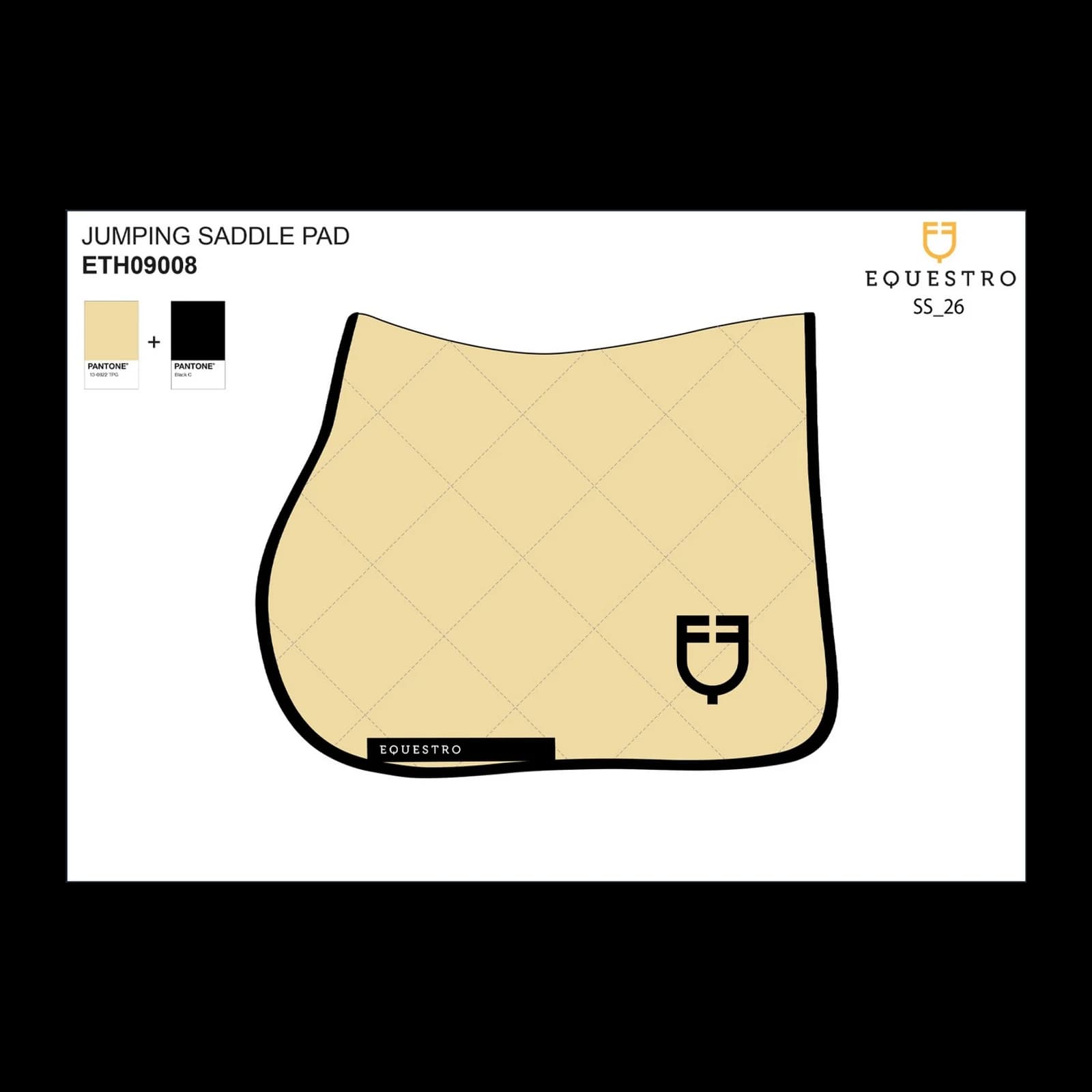 Sottosella salto con logo ricamato black line edition, vista 7