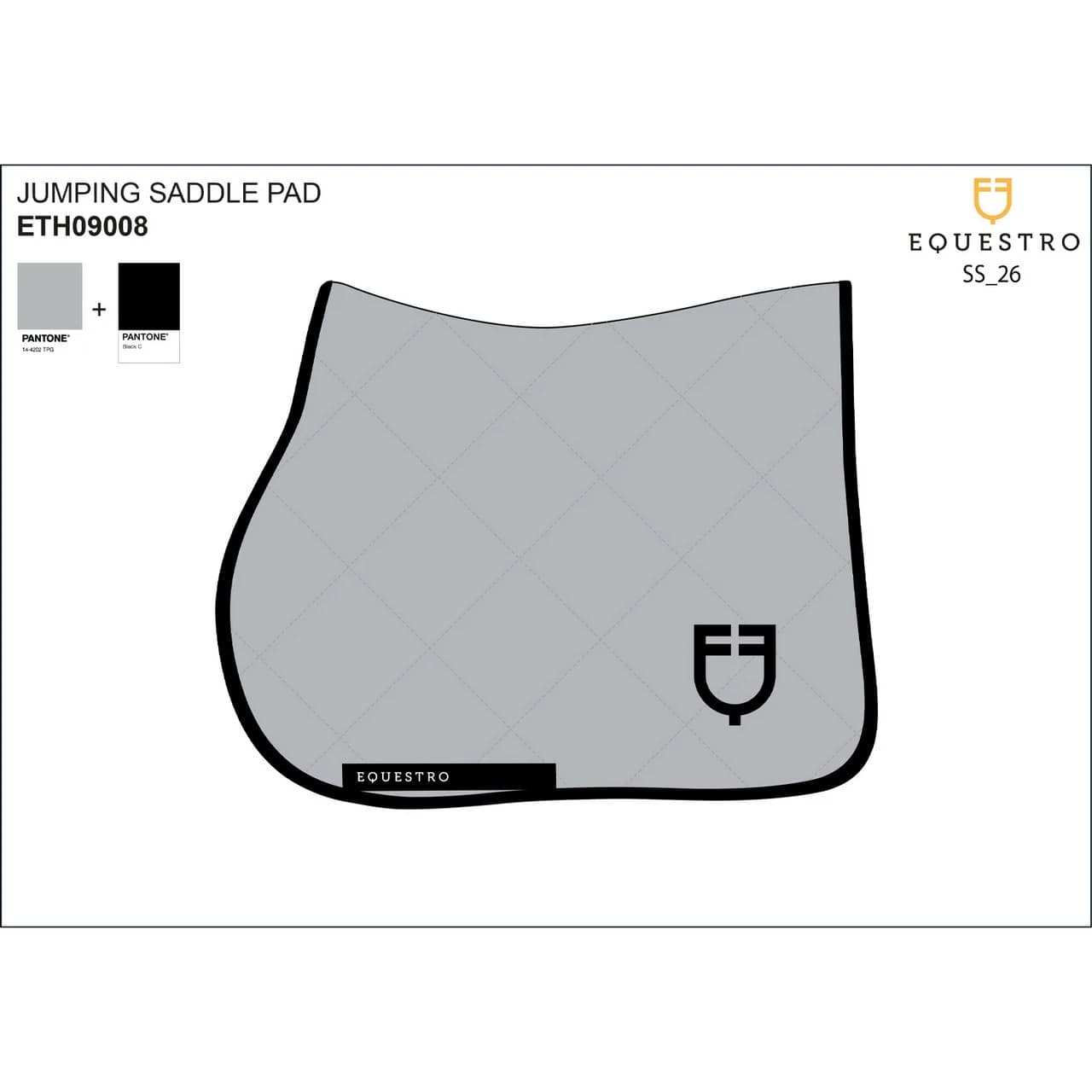 Sottosella salto con logo ricamato black line edition, vista 14