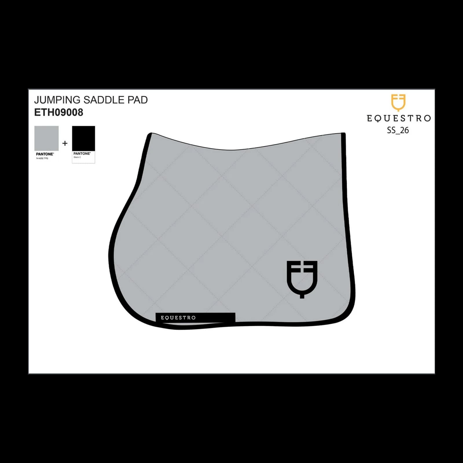 Sottosella salto con logo ricamato black line edition, vista 15