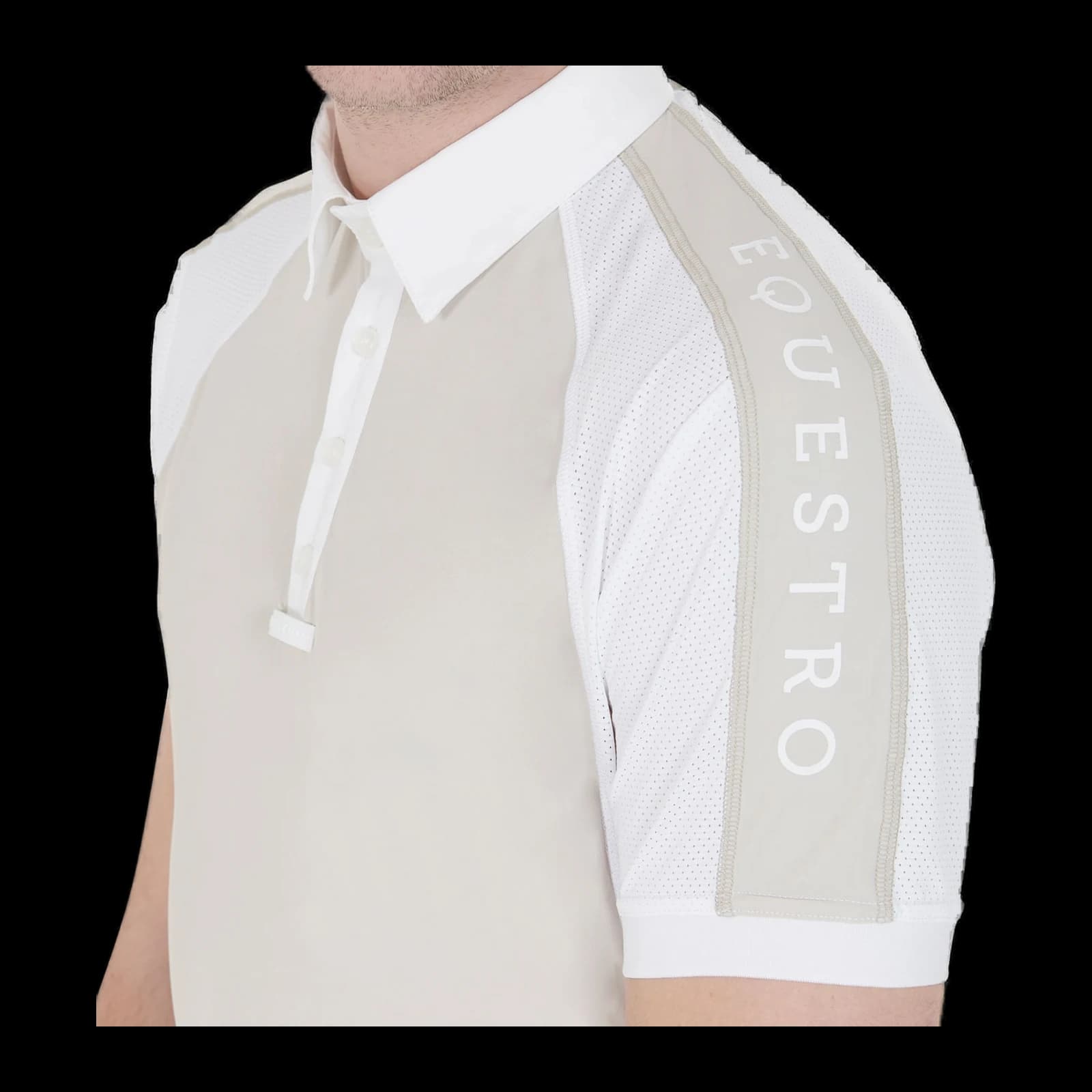 Polo uomo da concorso slim fit quattro bottoni, vista 15
