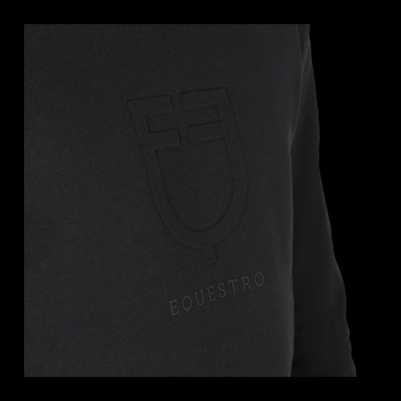 Felpa uomo in cotone con logo, vista 3