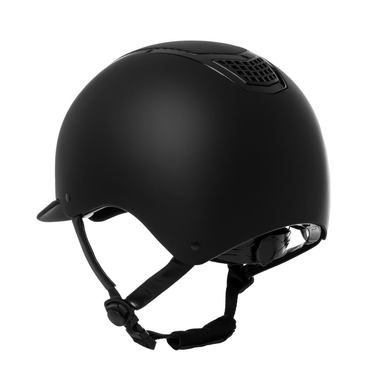 Cap unisex inserto in carbonio e frame lucido omologazione EN 1384-2023, vista 2