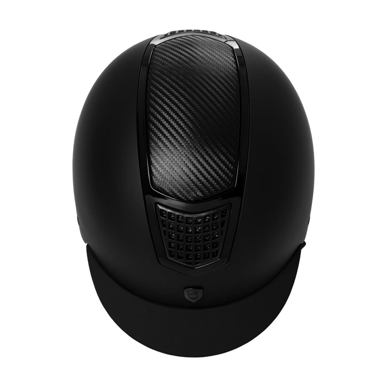 Cap unisex inserto in carbonio e frame lucido omologazione EN 1384-2023, vista 3