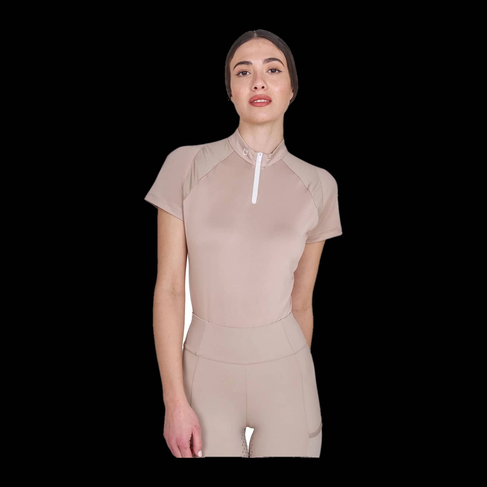 Polo tecnica donna slim fit da allenamento