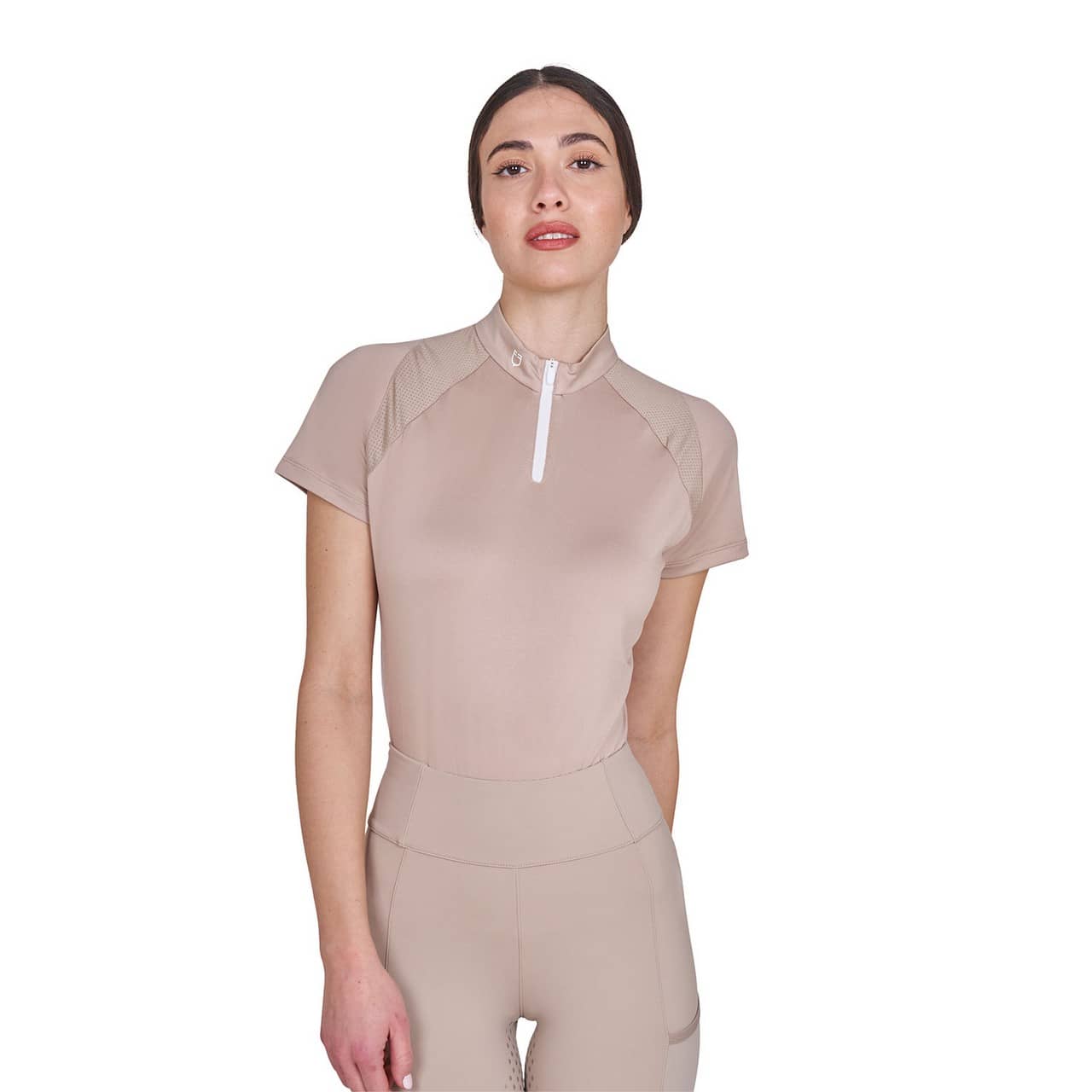 Polo tecnica donna slim fit da allenamento