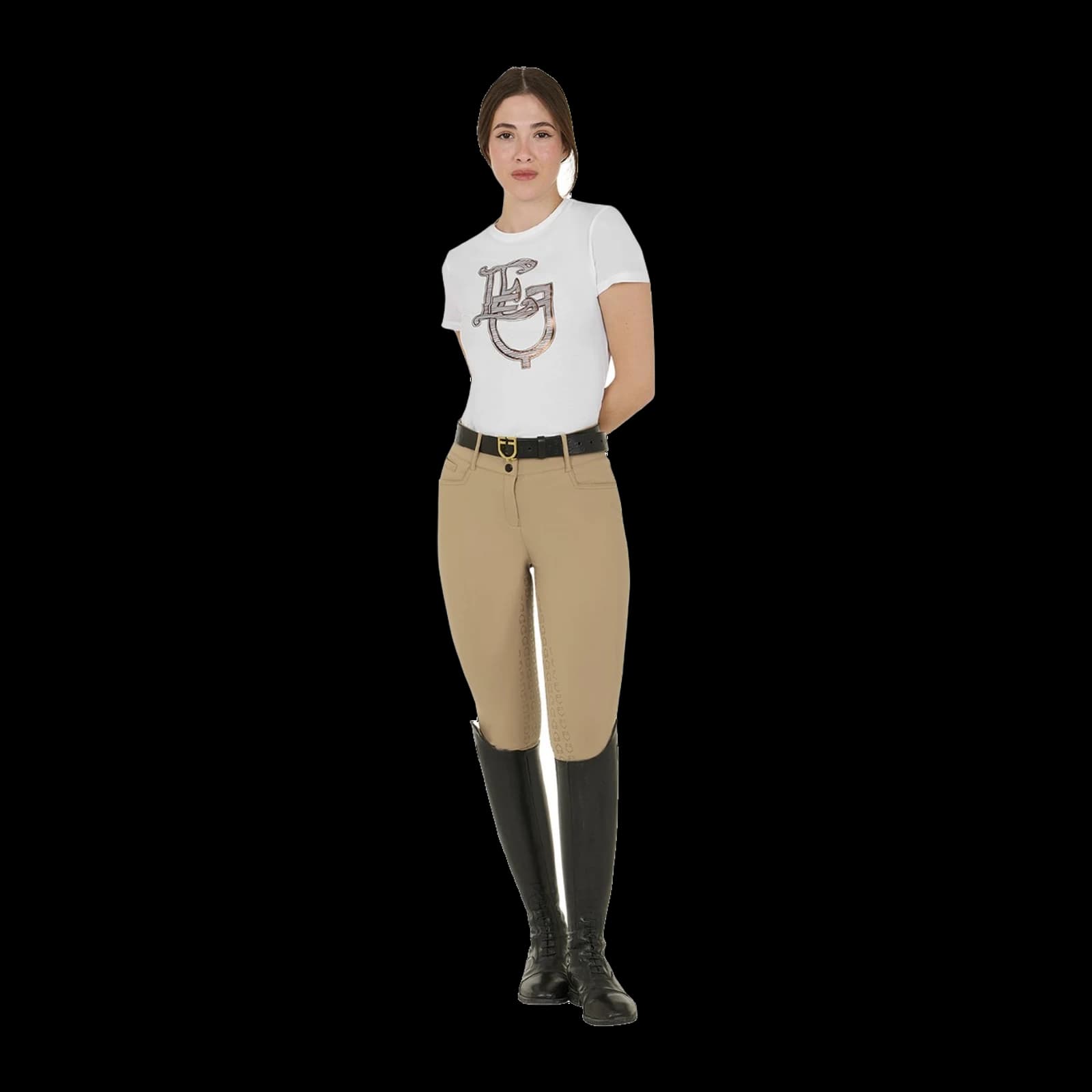 Pantaloni donna full grip a vita alta, vista 8