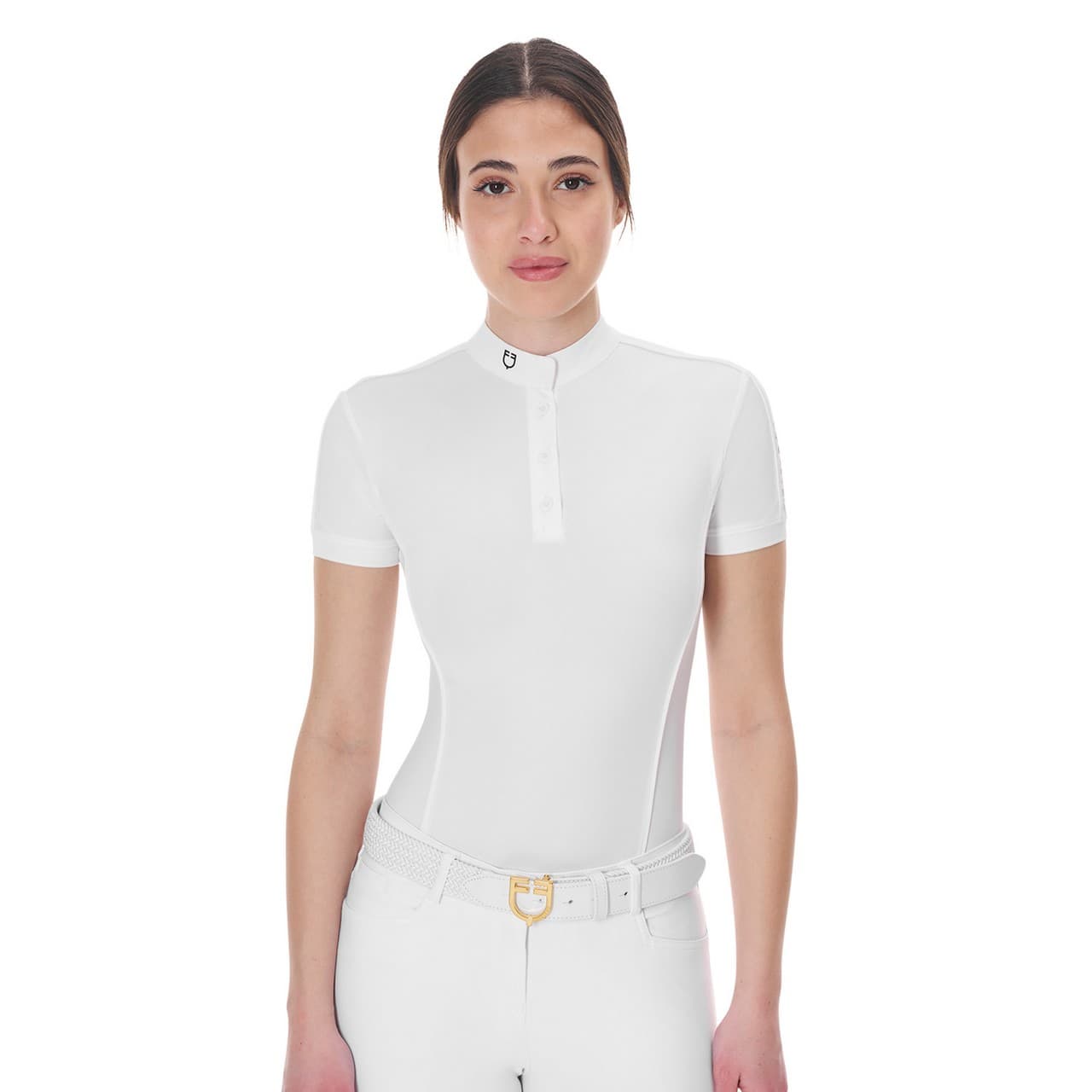 Polo donna da concorso a body, vista 3