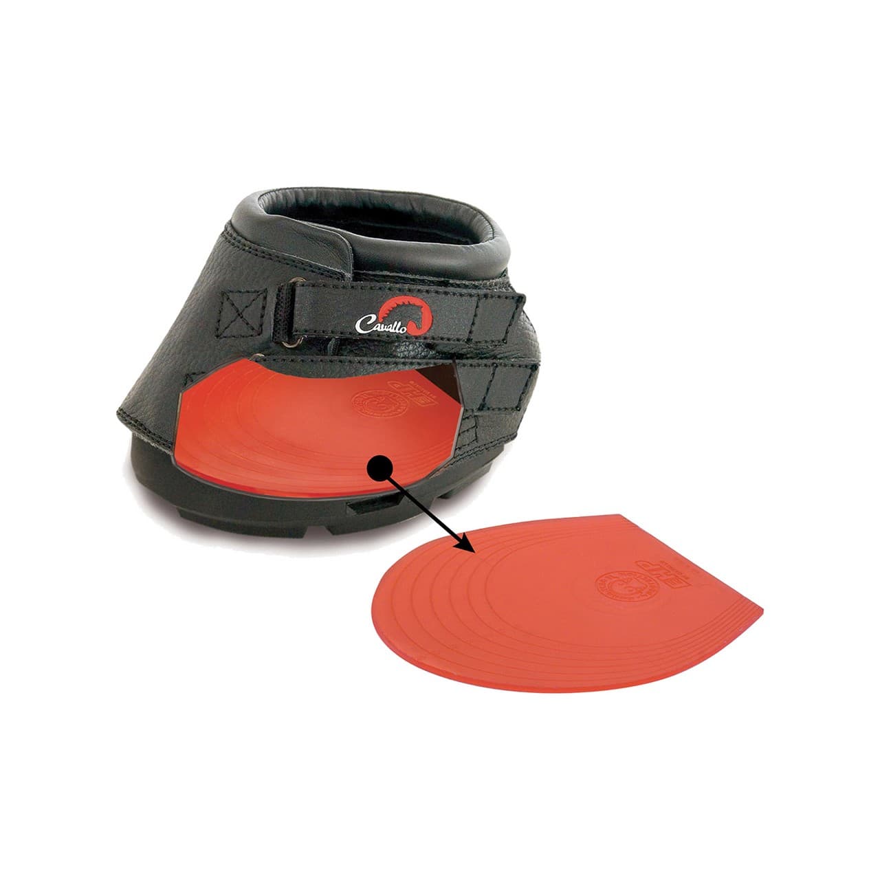 Solette gel Simple Hoof Boots per cavallo, vista 1