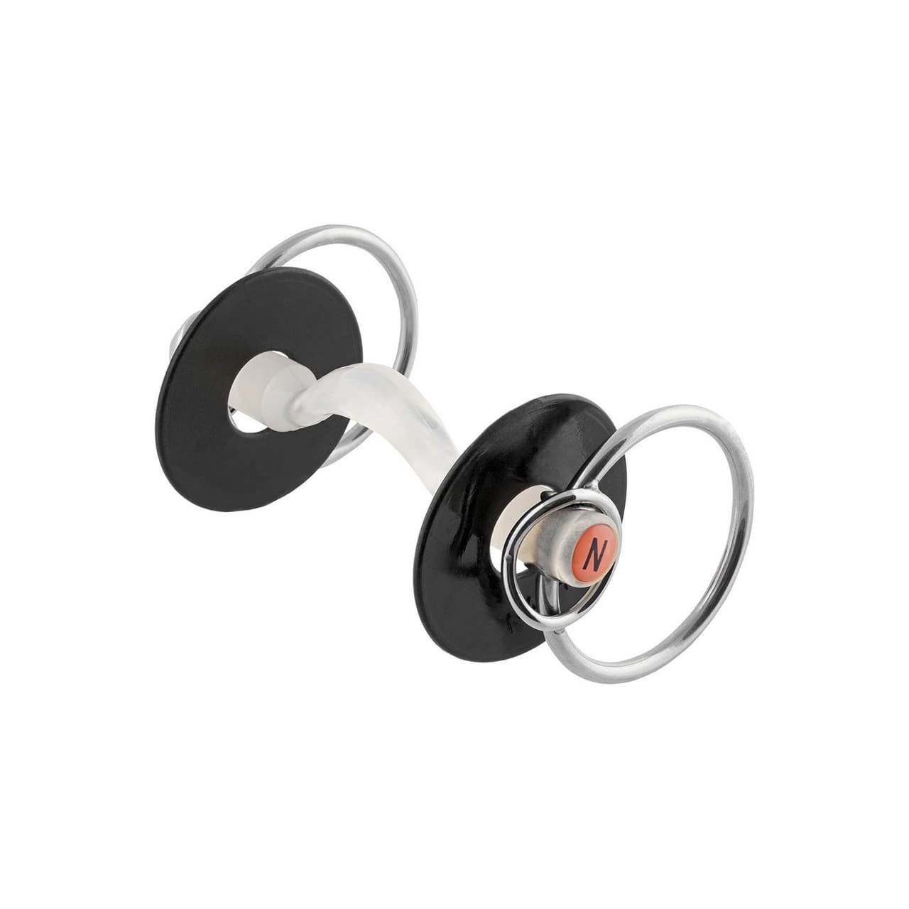 Nathe Mullen Mouth Bit 20mm w. 70mm rg. and add. small rg. with port, vista 1