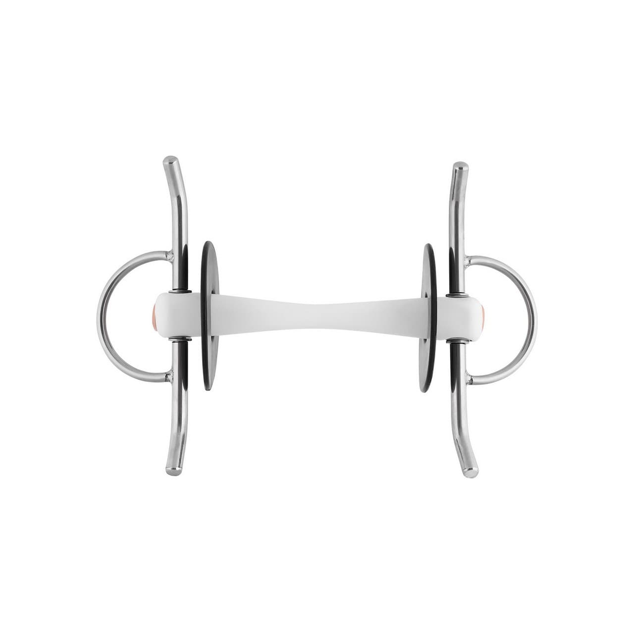 Nathe Full Cheek Snaffle 20mm w. flex. Mullen mouth, vista 1