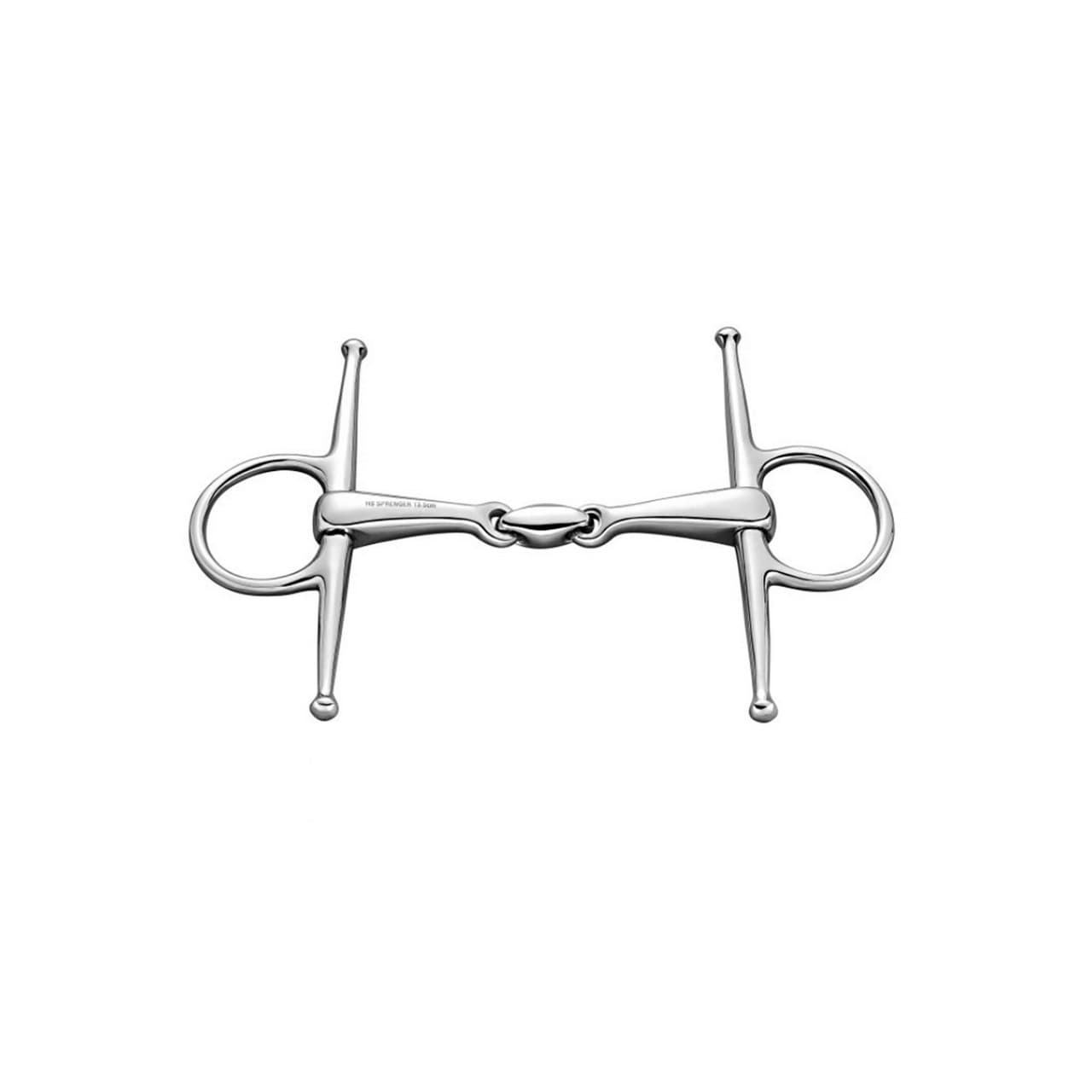 Full Cheek Snaffle st.st. 14mm double jointed, vista 1