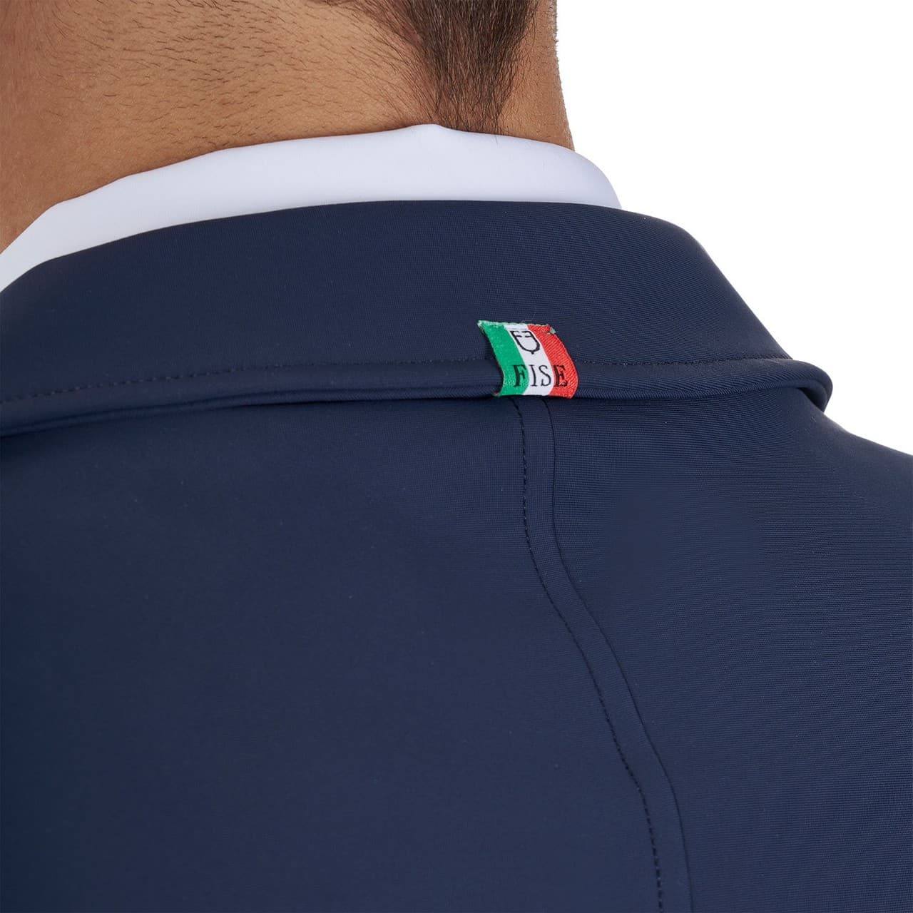 Giacca uomo da concorso tre bottoni Equestro X FISE, vista 2