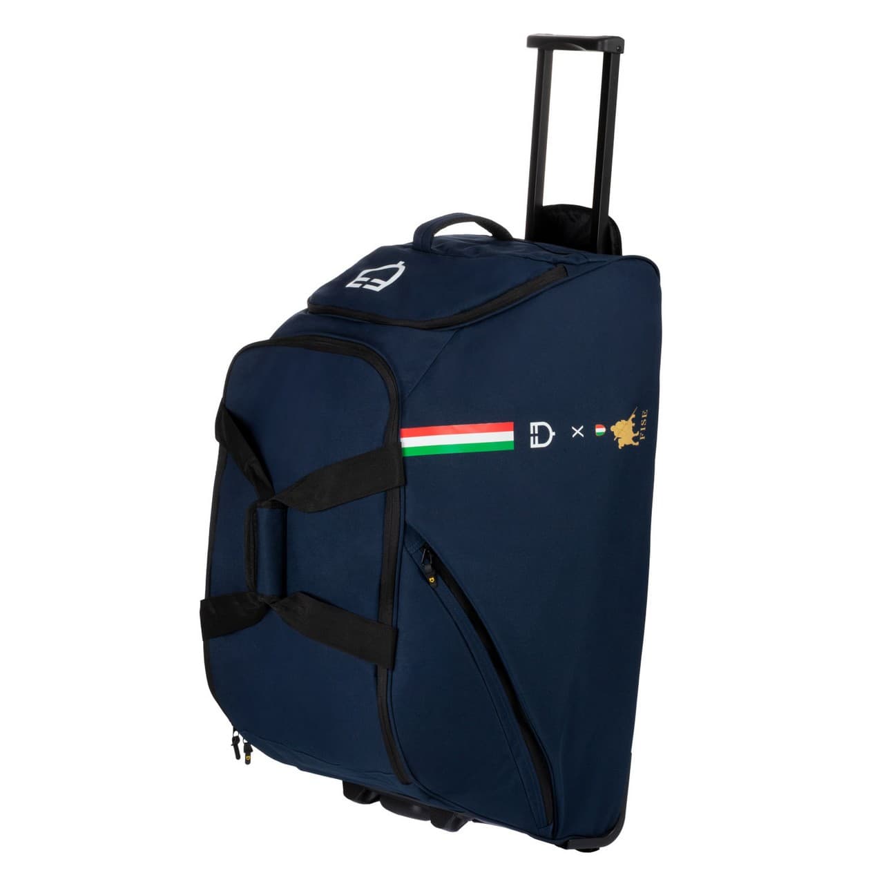 Borsa trolley con logo Equestro X FISE, vista 1