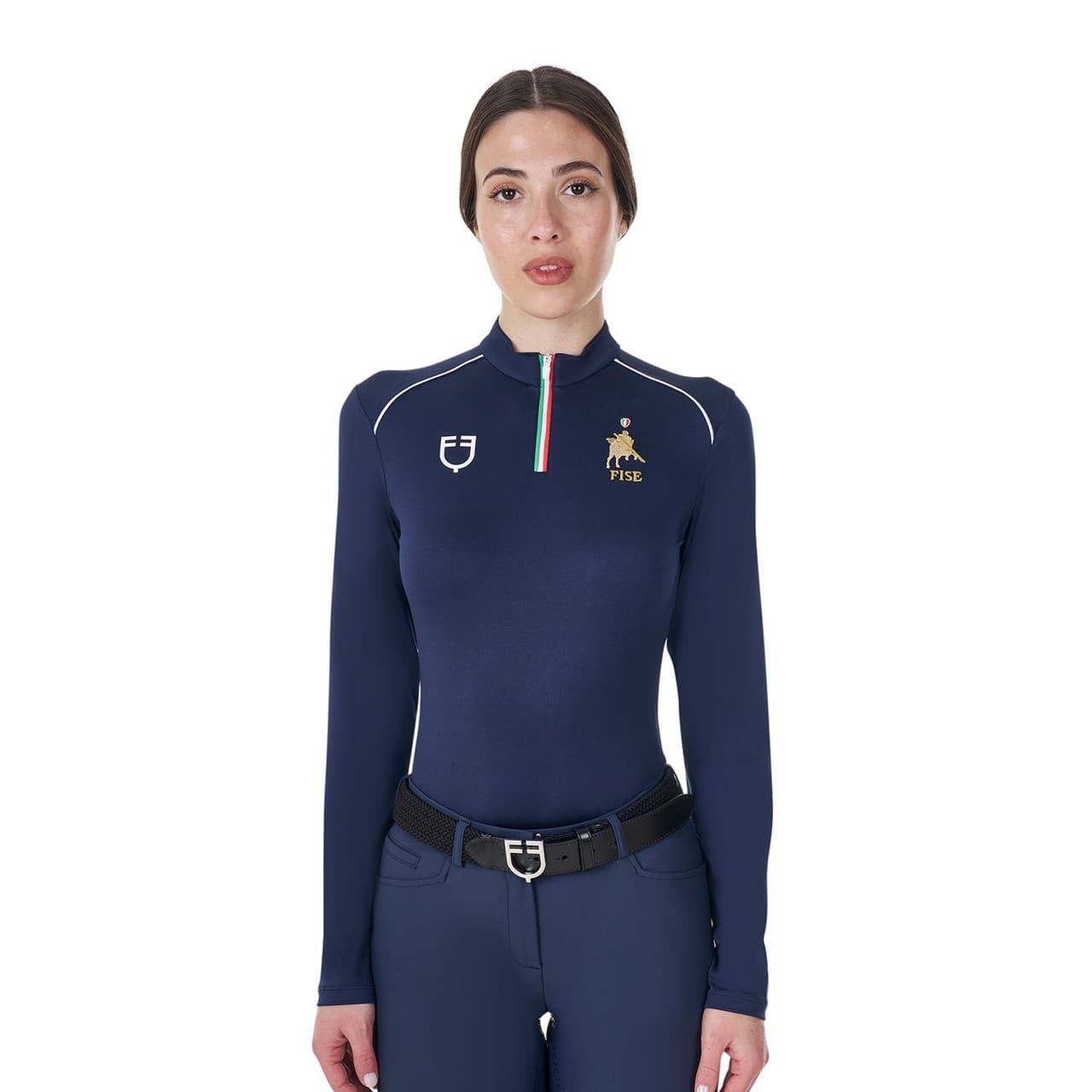 Base layer donna da allenamento Equestro X FISE, vista 1