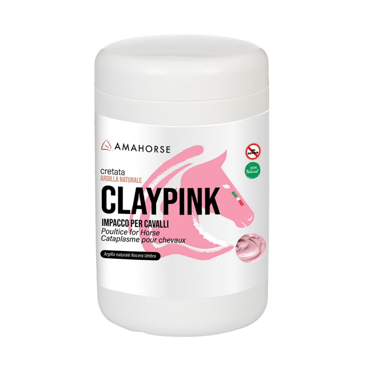 Ama Pink, pasta cretata rosa (1 kg), vista 1