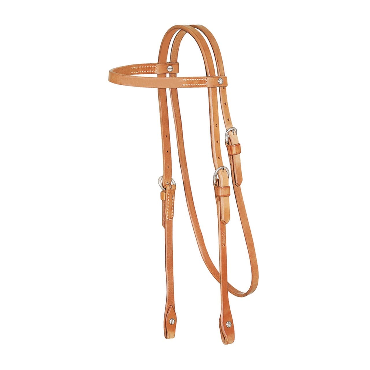 Testiera diritta in cuoio harness Schutz Brothers, vista 1