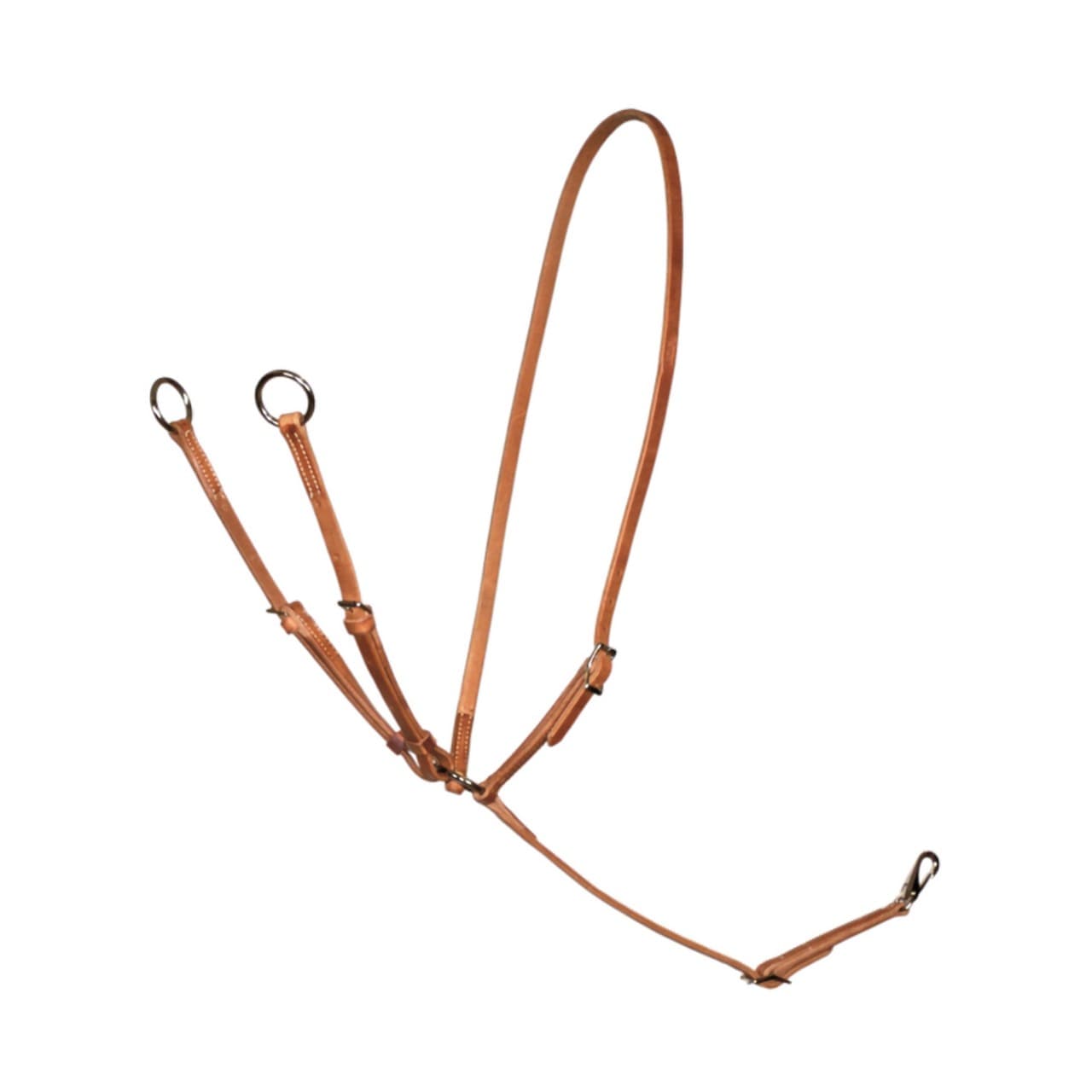 Martingala collier in cuoio grasso, Schutz Brothers, vista 1