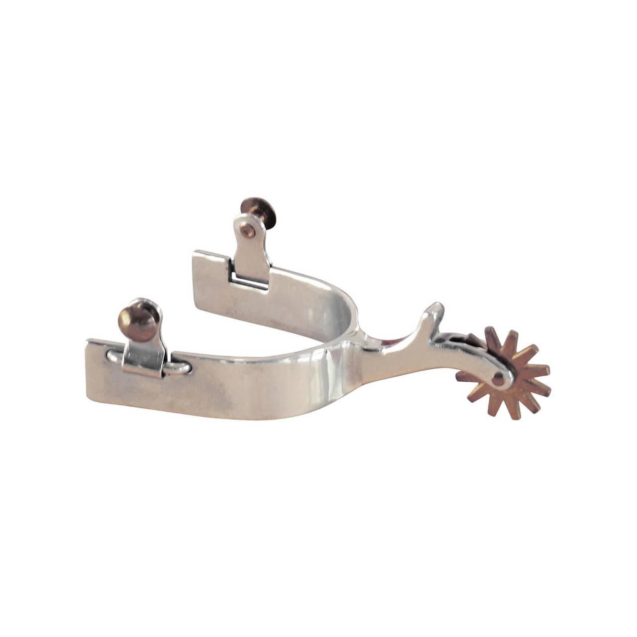 Speroni western inox, rotella in ottone