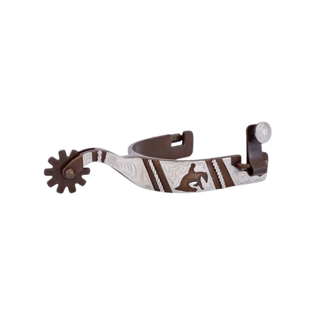 Speroni da reining con bordino decorato motivo reiner donna