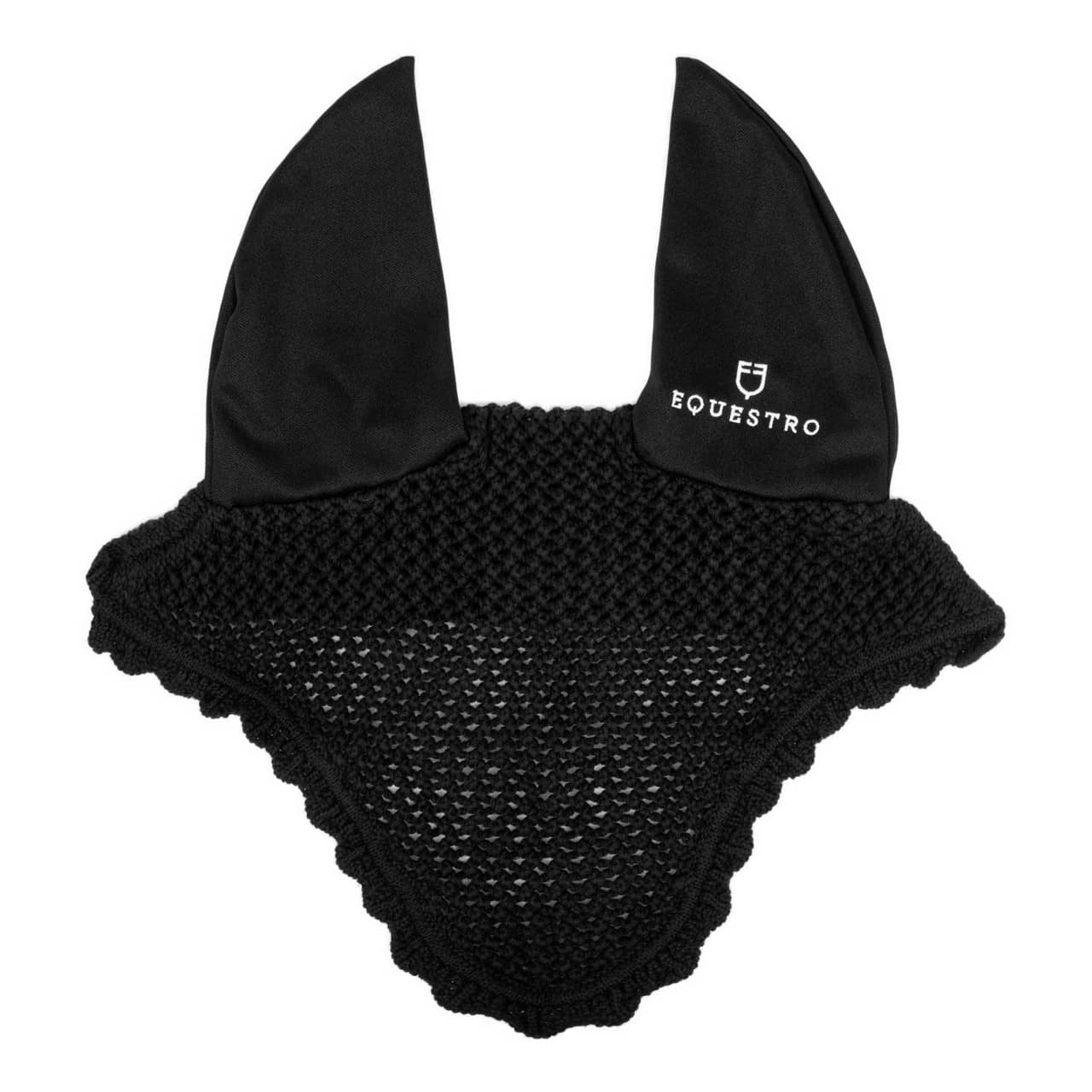 Cuffietta in maglia con orecchie elasticizzate
