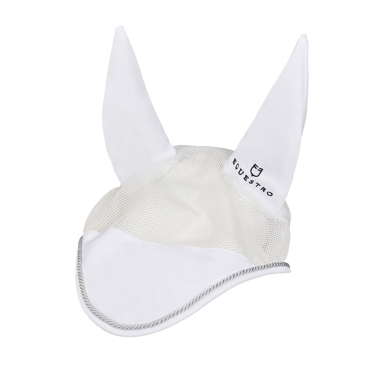 Cuffietta cavallo in cotone e tessuto mesh traforato, vista 1