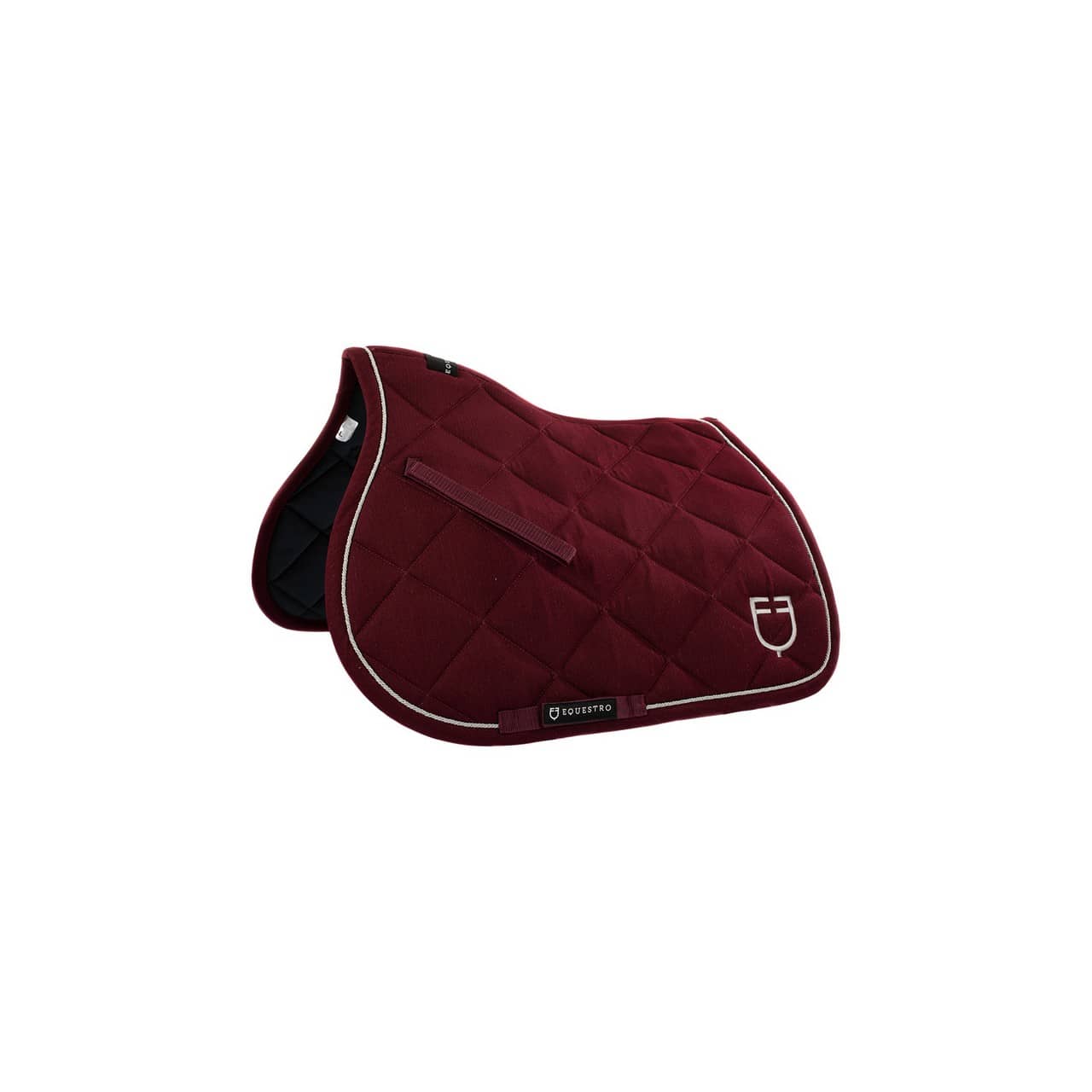 Sottosella pony da salto in cotone con logo
