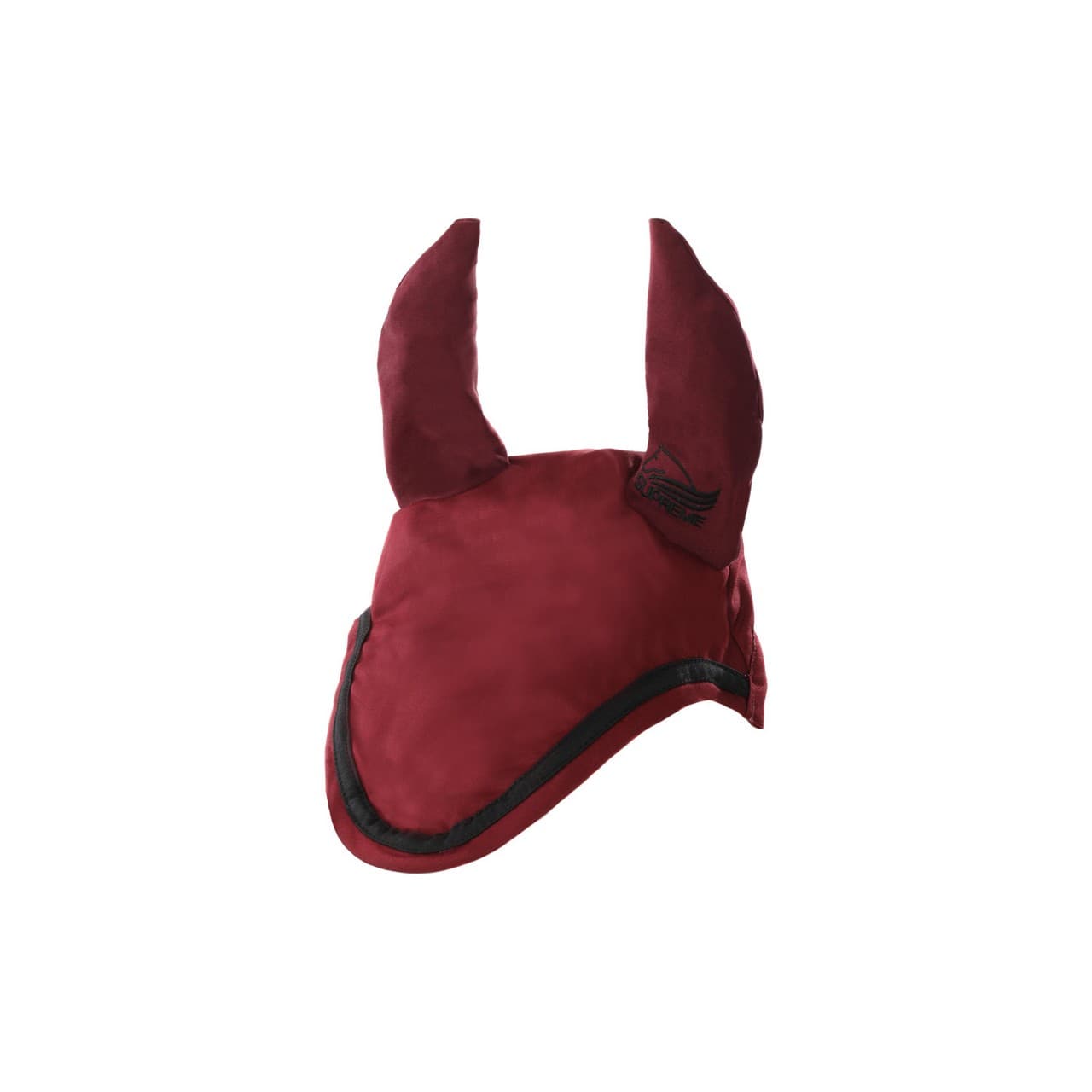 Cuffietta pony in cotone con bordatura a contrasto, vista 1