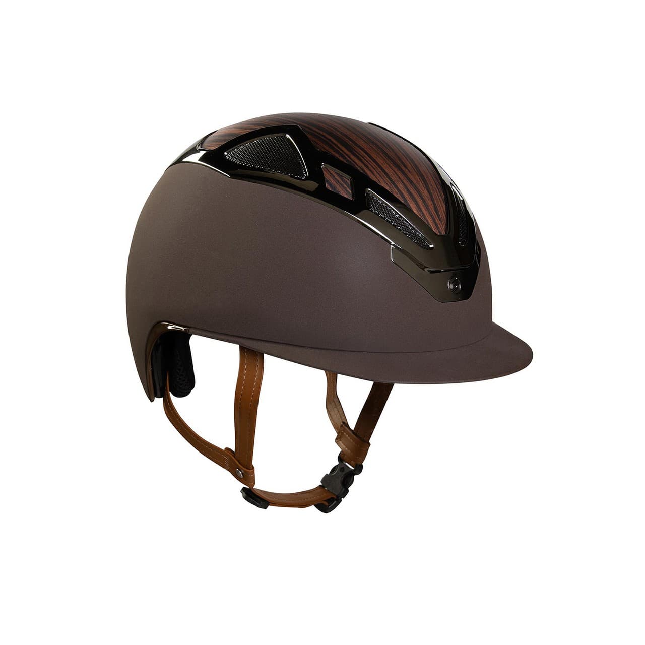 Casco Apex Wood brown matt, vista 1