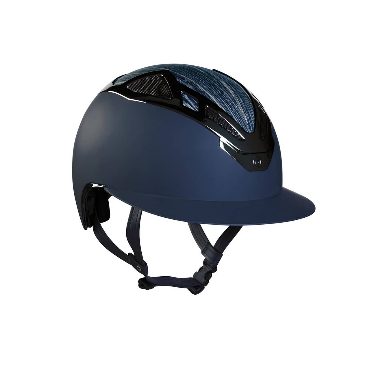 Casco Apex Wood Lady blu navy matt