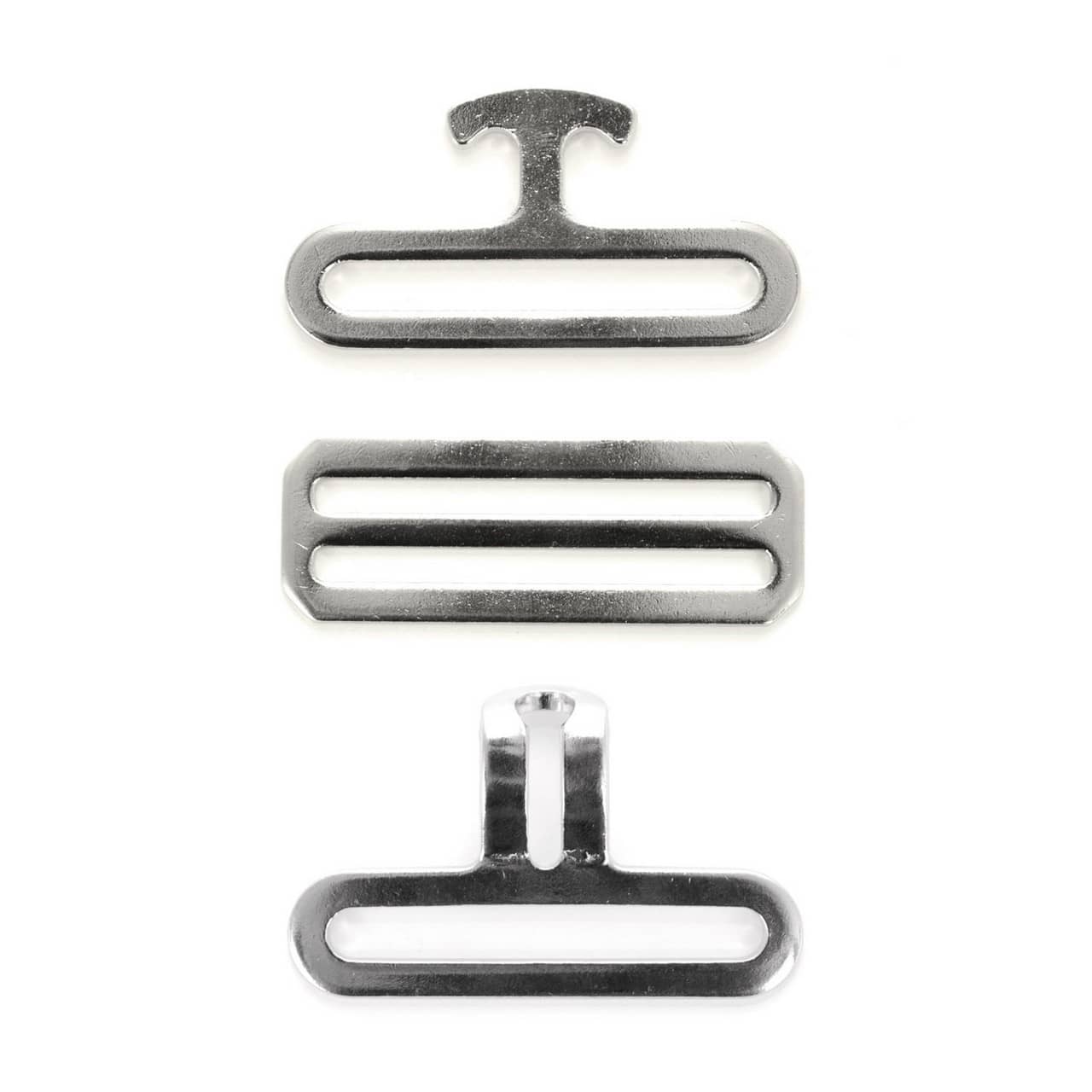 Set 3 pz fibbia coperta