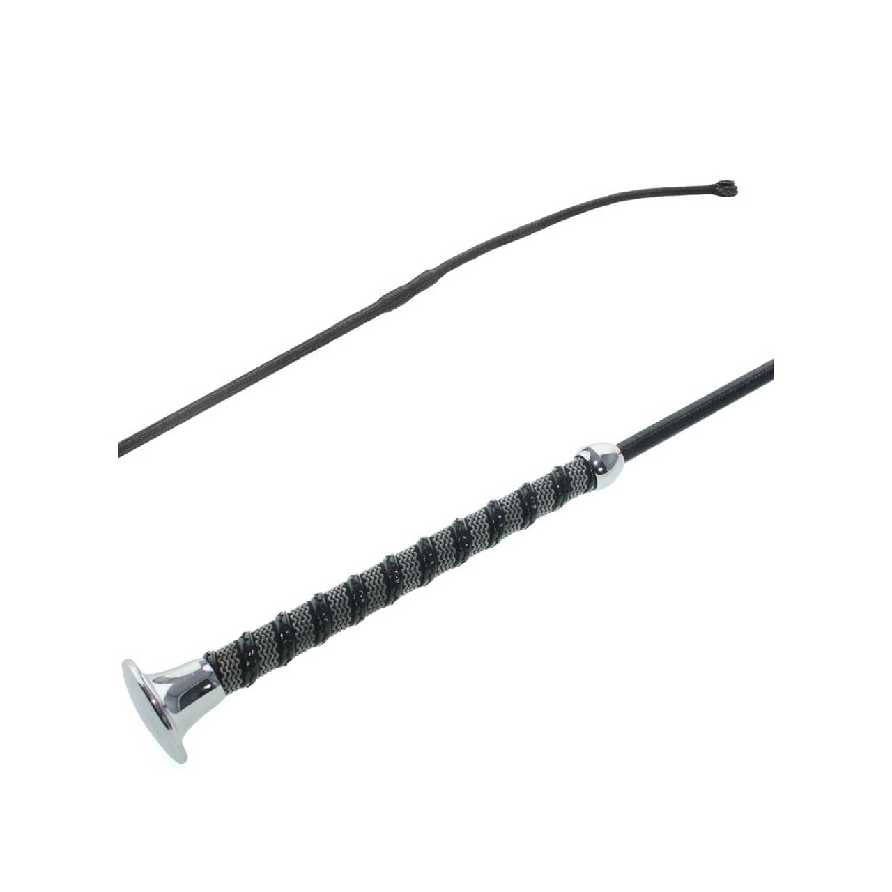 Frustino dressage manico bicolore grip + pelle
