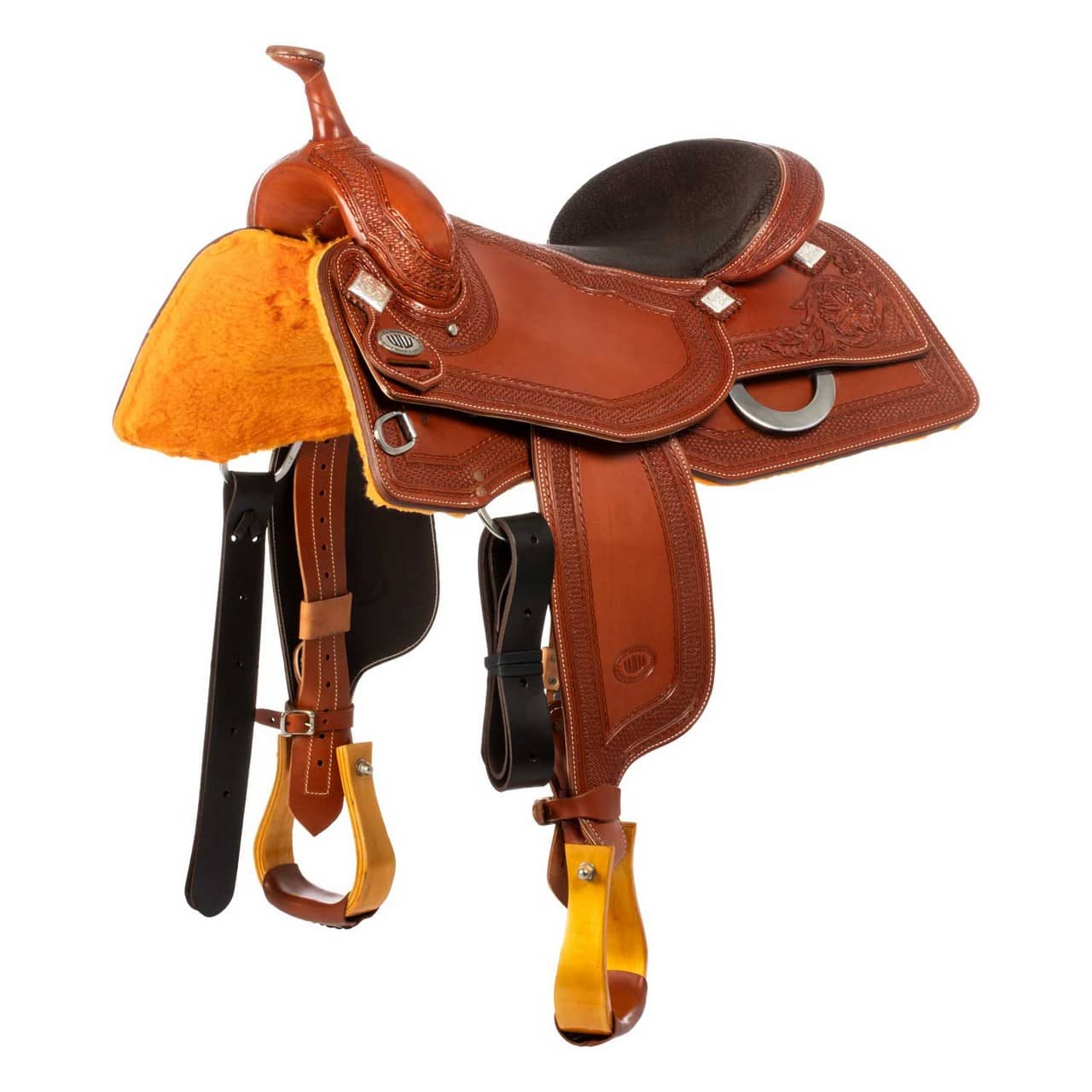 Sella Westwood Classic cutting/team penning quilted seat border #6