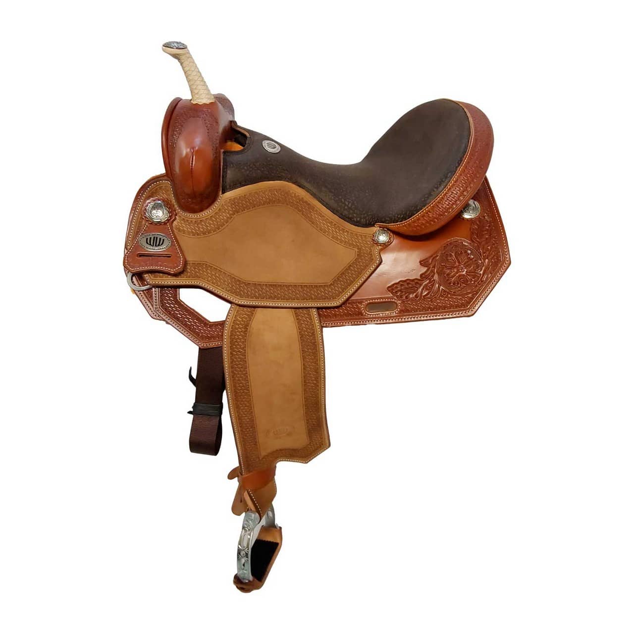 Sella Westwood da barrel misura 16" QH cognac