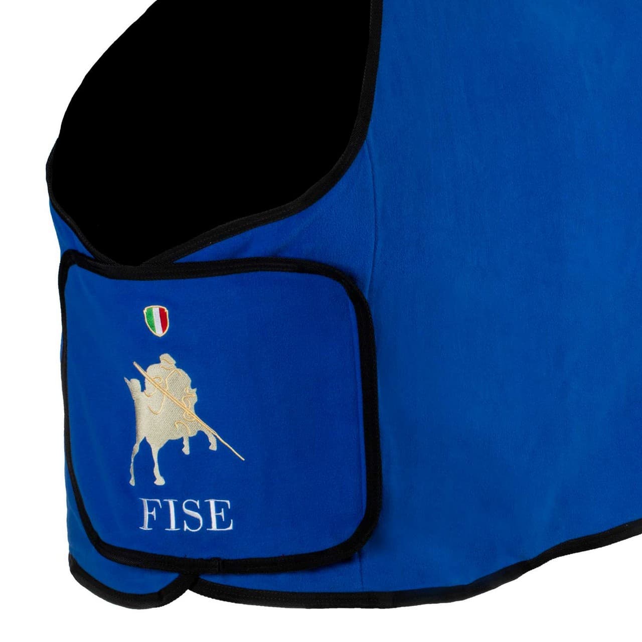 Coperta in pile con chiusura frontale Equestro X FISE, vista 2