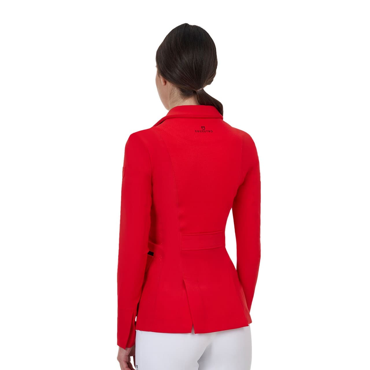 Giacca concorso donna Equestro Ridertechnology cuciture termosaldate, vista 2