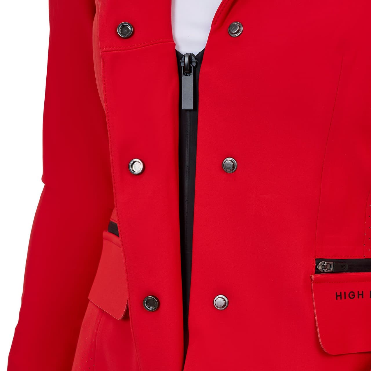 Giacca concorso donna Equestro Ridertechnology cuciture termosaldate, vista 5