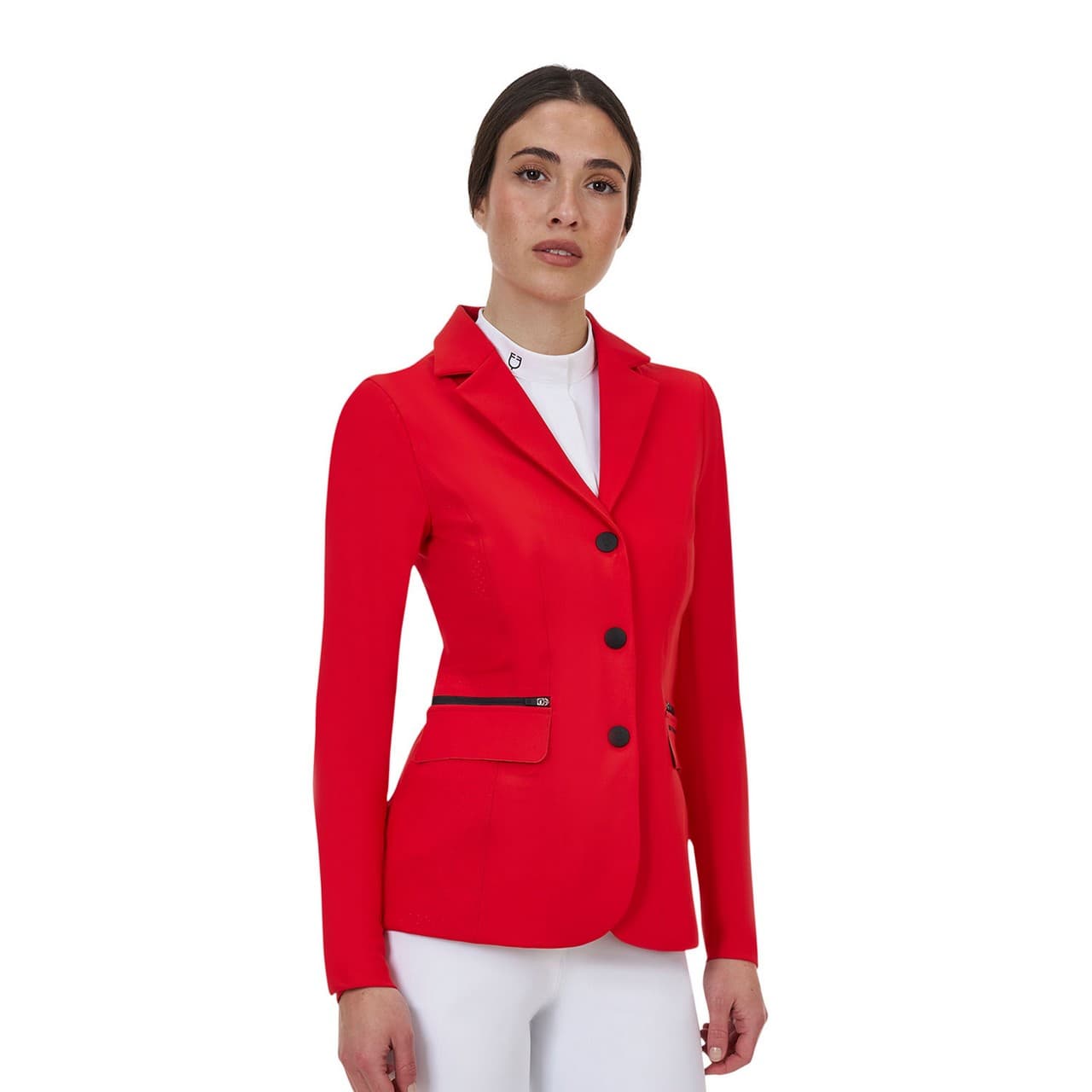 Giacca concorso donna Equestro Ridertechnology cuciture termosaldate, vista 8