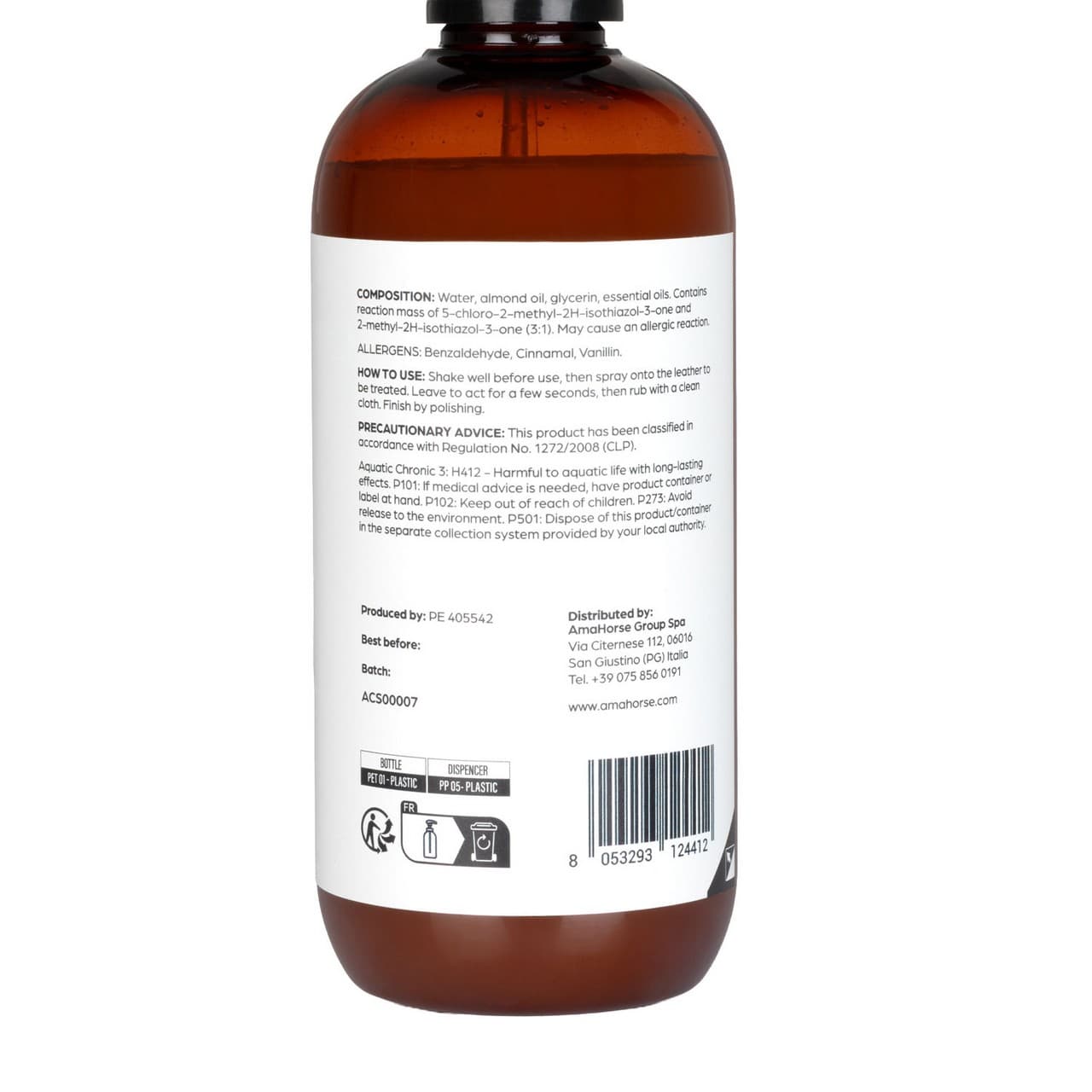 Sapone per il cuoio alla mandorla 500ml (glicerina), vista 3