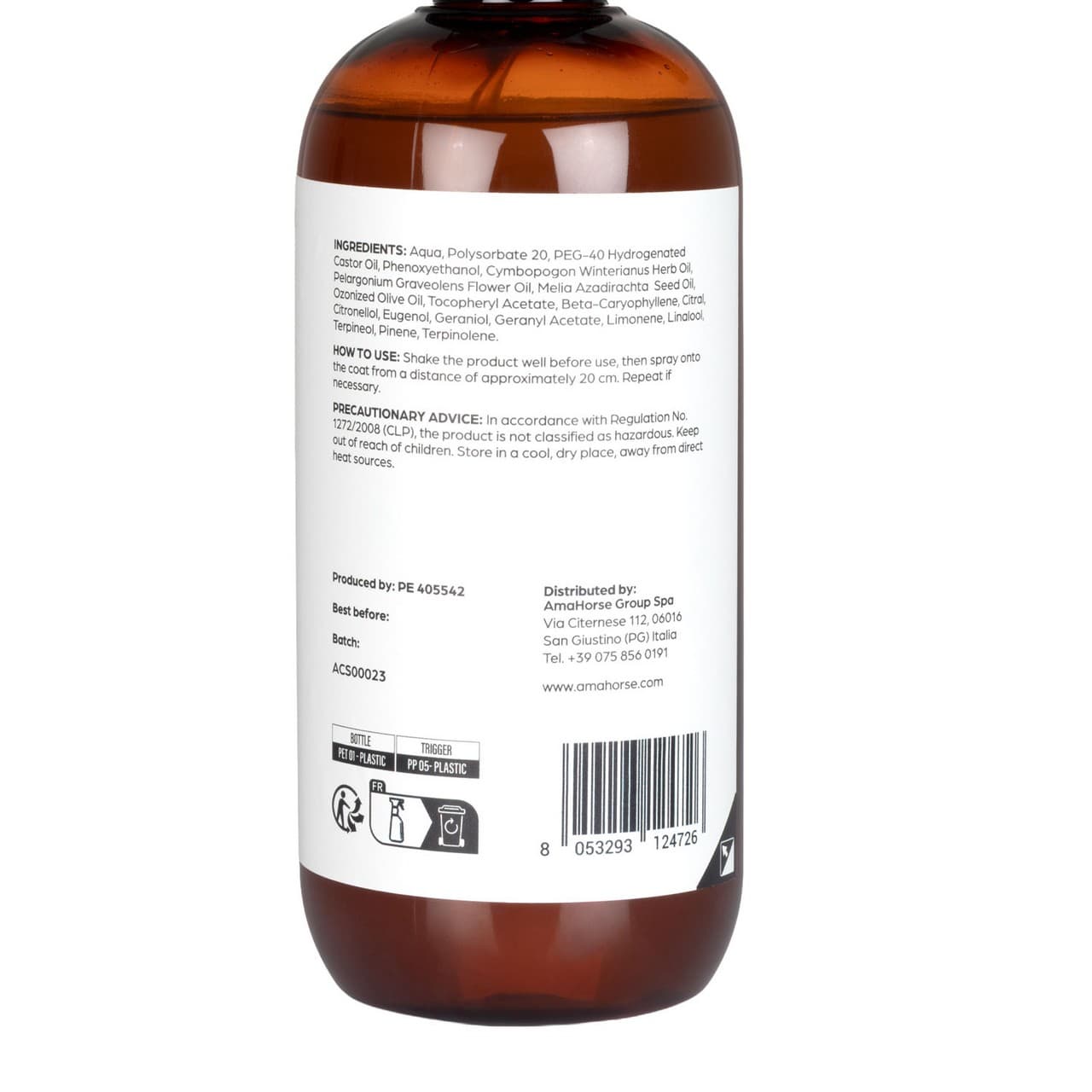 Lozione alla citronella neem e ozono 500ml, vista 3