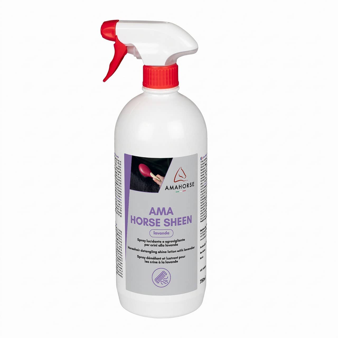 Ama Horse Sheen, lozione lucidante sgrovigliante lavanda (750ml)